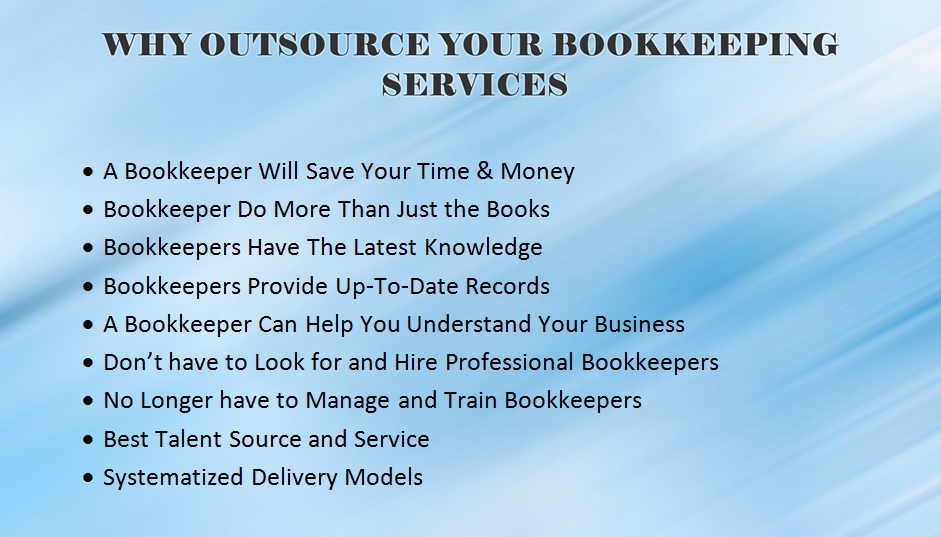 Outsource Your Bookkeeping and Accounting Services