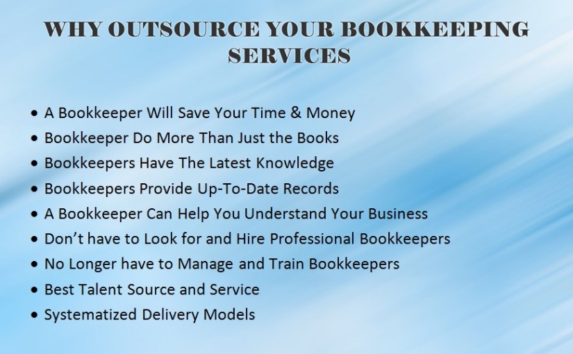 Outsource Your Bookkeeping and Accounting Services